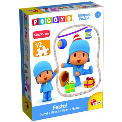 Baby kirakók - Puzzle - Pocoyo formapuzzle, játékok mintájával