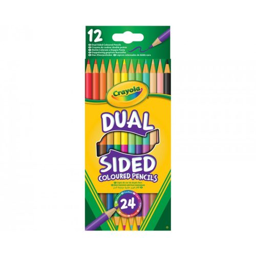rószerek - Herlitz - Pelikán - Ico - Crayola - Kétvégű színesceruza 12db-os Crayola