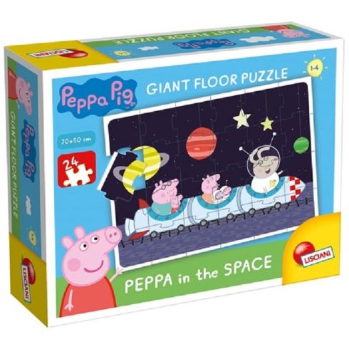 Gyerek Puzzle - Kirakósok - Peppa az űrben parkettpuzzle