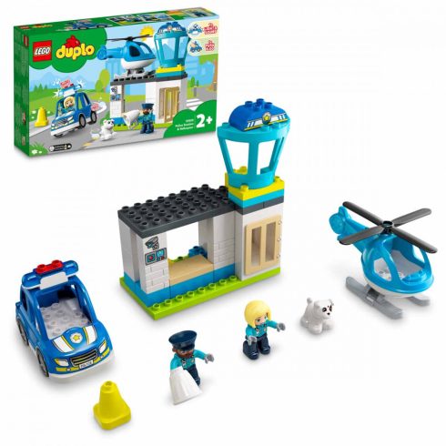 LEGO DUPLO 10959 - Város Rendőrkapitányság és helikopter