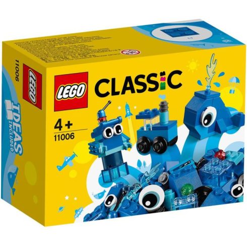 Bricks & More LEGO - Classic 11006 Kreatív kék kockák
