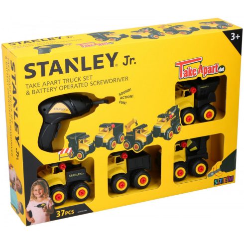 Játék teherautó + csavarozó játék 4-az-egyben  Stanley