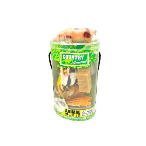 Állat figurák - Háziállatok - Farmállatok műanyagból 10 db