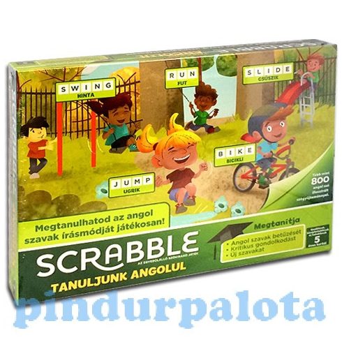 Szókincsfejlesztő játékok - Scrabble Tanuljunk angolul! Társasjáték