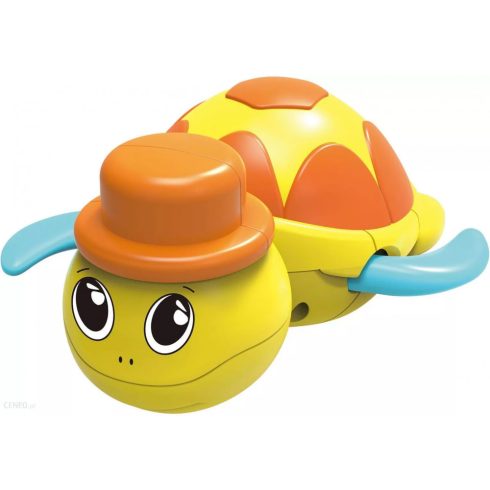 Vidám úszó teknős fürdőjáték sárga - Huanger