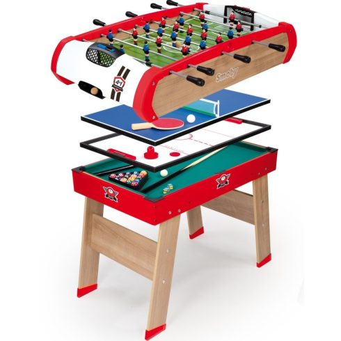 Powerplay 4in1 játékasztal- csocsó, biliárd, léghoki, ping-pong