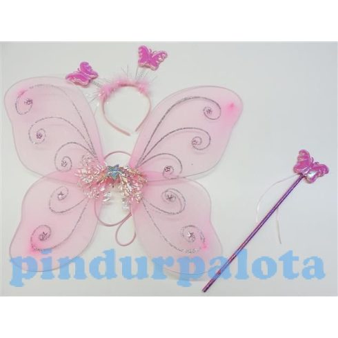 Party kellékek - Jelmezek - Rózsaszín pillangó