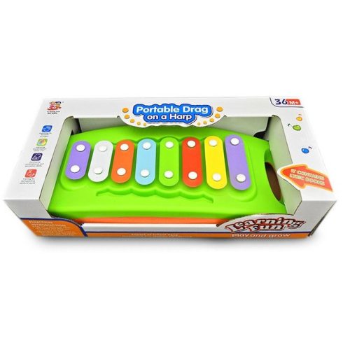 Játék hangszerek gyerekeknek - Xilofon babáknak színes műanyag Play and grow