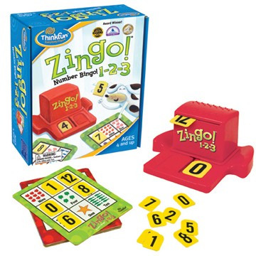 Társasjátékok gyerekeknek - Zingo 1-2-3 Thinkfun