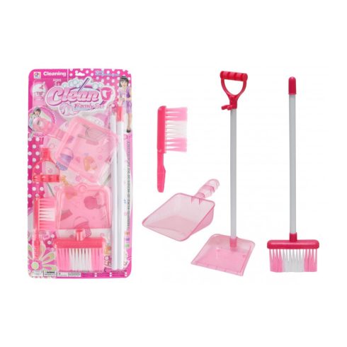 Szerepjátékok - Lányos játékok - Takarítószett, rózsaszín