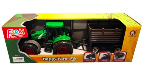 Járművek - Műanyag játékautók - Traktor pótkocsival
