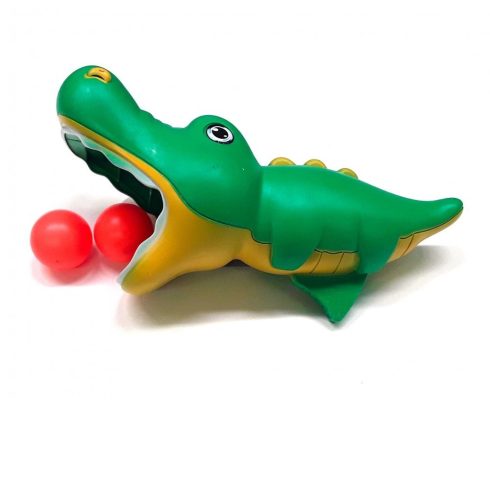 Ügyességi játékok - Labdakilövő krokodilos