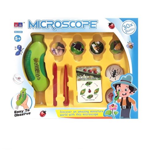 Társasjáték - Oktató - Fejlesztő - Logika és koncentráció fejlesztés - Mikroszkóp játék