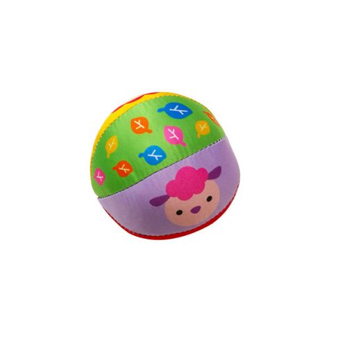 Csörgők kisbabáknak - Csörgős bébi labda többféle mintával 10cm
