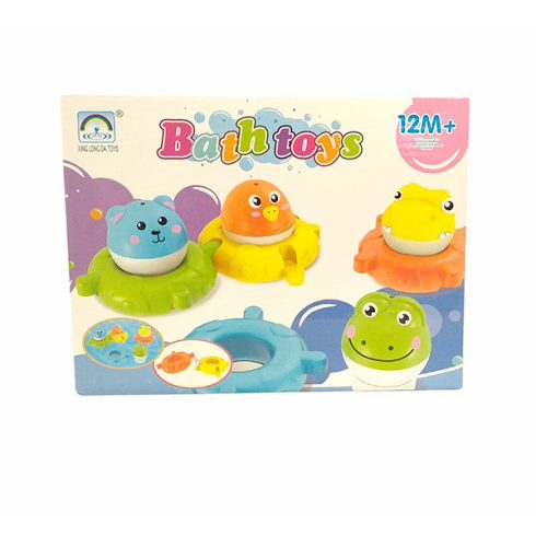 Pancsolós játékok - Fürdetős játékok babáknak - Fürdőjáték kirakós állatos