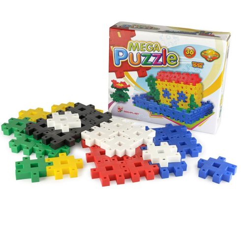 Gyerek Puzzle - Kirakósok - Mega Puzzle műanyag 36 darabos építőjáték