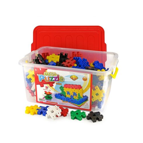 Gyerek Puzzle - Kirakósok - Mega Puzzle műanyag 204 darabos építőjáték