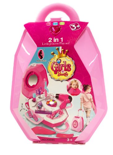 Lányos játékok - Girls Beauty Játék fodrász és smink szett