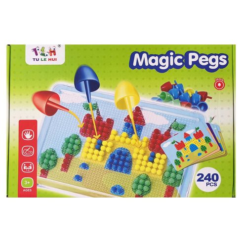 Ügyességi játékok - Magic Pegs Pötyi játék 240 db