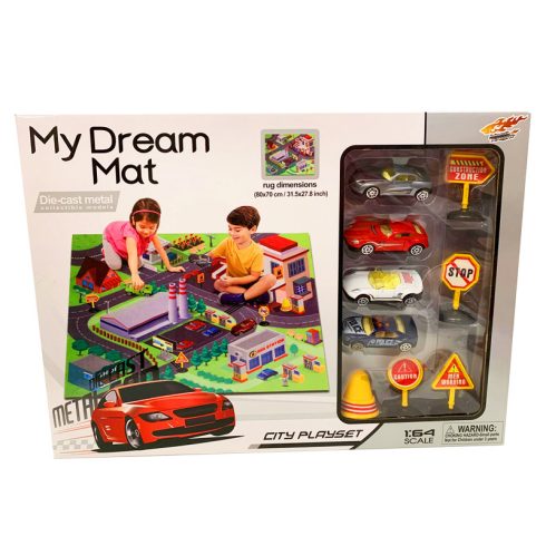 Játszószőnyeg autókkal - My Dream Mat Játszószőnyeg játék kisautókkal
