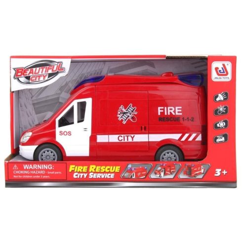 Tűzoltós játékok - Tűzoltó autó fénnyel hanggal