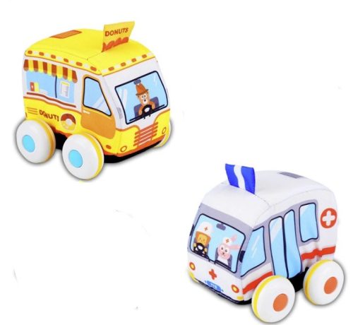 Bébi puha járművek baba játék Huanger
