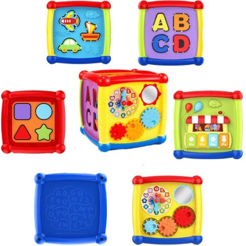 Fejlesztő játékok babáknak - Fancy Cube Bébi készségfejlesztő játék kocka Huanger