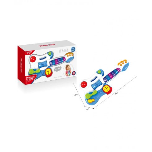 Fejlesztő játékok babáknak - Dynamic Guitar baba játék gitár Huanger