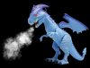 Dragon-i Hatalmas Megasaurus, lépdelő és füstöt okádó Sárkány