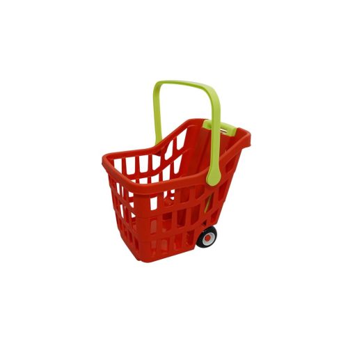 Lányos játékok - Bevásárlókocsi kihúzható fogóval több színben