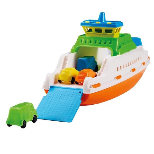 Vizi játékok - Kis hajók gyerekeknek - Műanyag autószállító komp