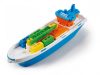 Vízi játékok - Kis hajók gyerekeknek - Műanyag konténerszállító teherhajó