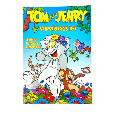Tom és Jerry - Vadvirágos rét - foglalkoztató füzet
