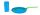 Buborékfújó óriás 250ml 4 részes - kék