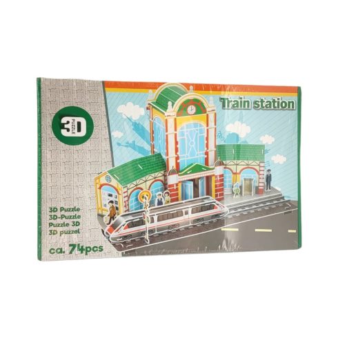 Puzzle 3D vasútállomás