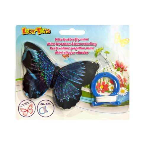 Sárkány mini pillangó 6 m zsinórral