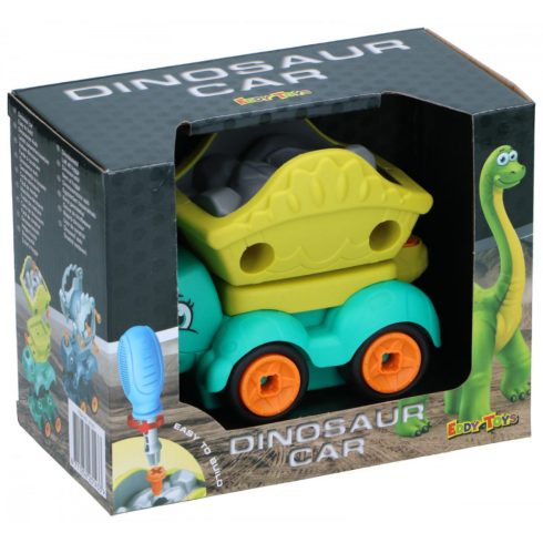 Szerelős kocsi zöld dinós