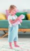 Játékbaba Corolle MDC Sweet heart rózsaszín ruhában - puhatestű 30 cm
