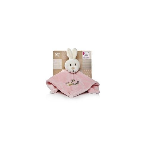 Ajándékötletek csecsemőknek - Csücsközők - Nyálkendő nyuszifejes rózsaszínű