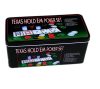 Kártya játékok - Poker set 200 db-os Fém játéktároló dobozban