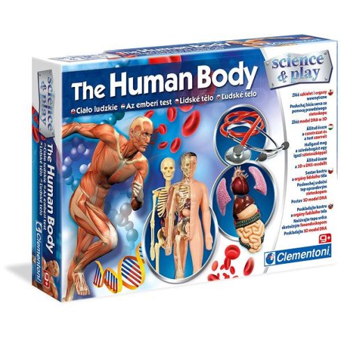 The Human body Az emberi test tudományos játék Clementoni