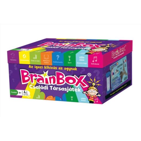 Műveltség fejlesztő játékok - Kérdés-felelet játékok - Brainbox quiz családi Társasjáték