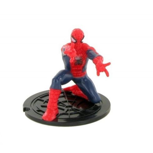 Figurák - Spiderman térdel műanyag játékfigura Comansi