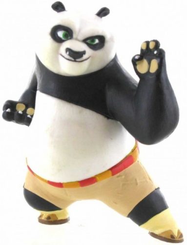 Mese figurák - Mese szereplők - Kung-Fu Panda Po védekezik műanyag játékfigura Comansi