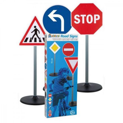 KRESZ-táblák - Óriás közlekedési jelzőtáblák játék