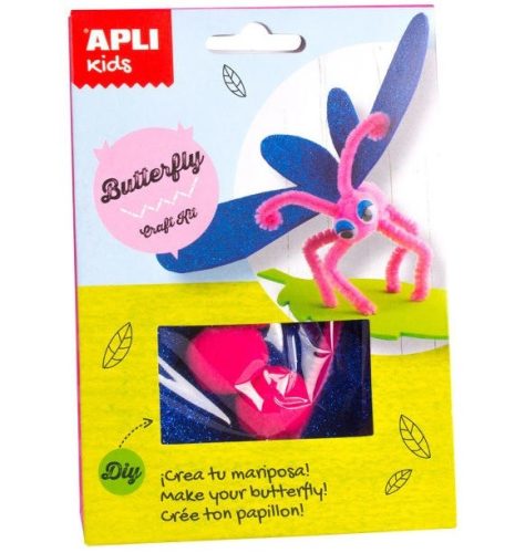 Kreatív hobby készletek - Apli Kids - Pillangó figura készítő