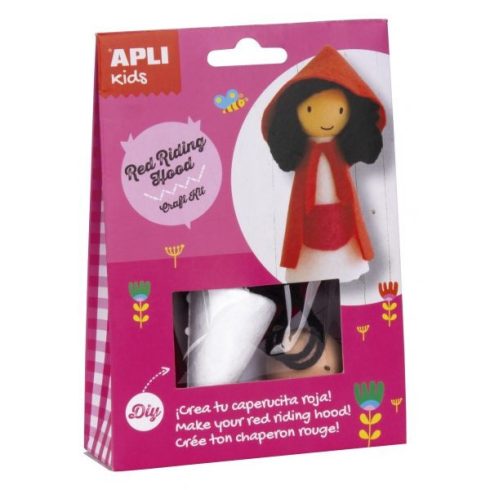 Kreatív hobby készletek - Apli Kids - Piroska figura készítő