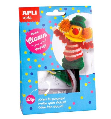 Kreatív hobby készletek - Apli Kids - Cirkuszi bohóc készítő