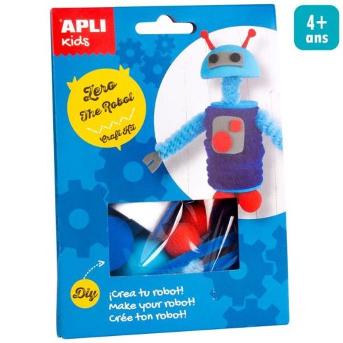 Kreatív hobby készletek - Apli Kids - Zero a robot figura készítő