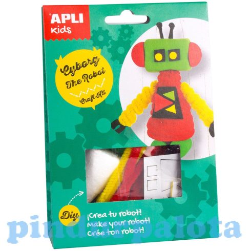 Kreatív hobby készletek - Apli Kids - Cyborg a robot figura készítő